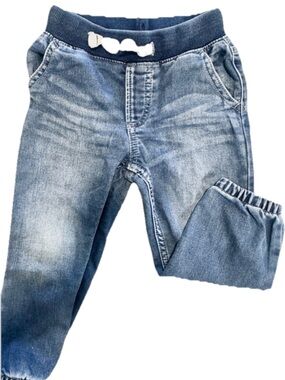 GAP Light Blue Kids Denim Jogger Jeans